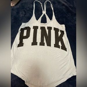 size extra small super soft light blue PINK tank top